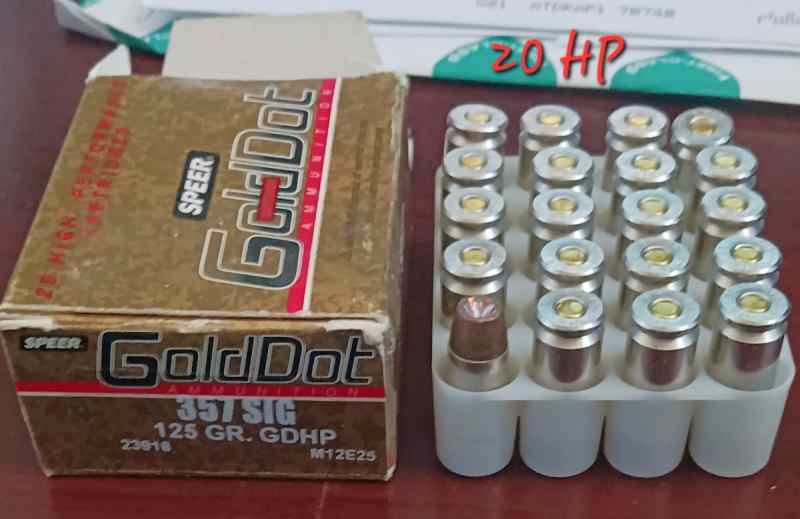 357SIG &amp; 10MM auto AMMO