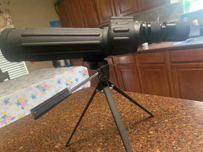 Tasco spotting scope, Weaver rifle scope and ammo