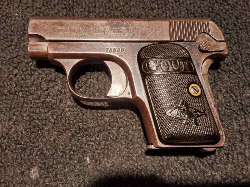 Colt 1908 25 Automatic Shoots Well