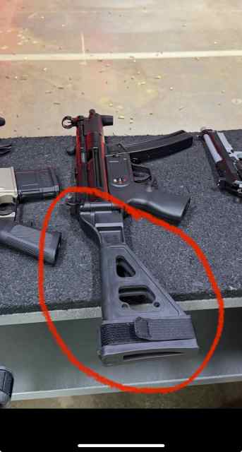 Sbt5k brace / mp5 brace