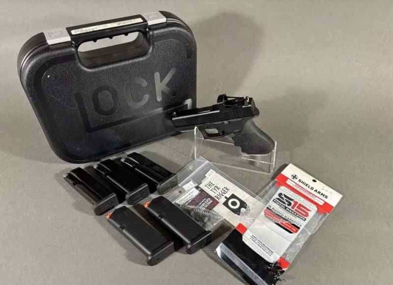 Glock 43X MOS Shield Optic Apex Trigger