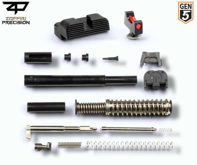 ZP Upper Parts Kit + HD Fiber Optic Sights - G19