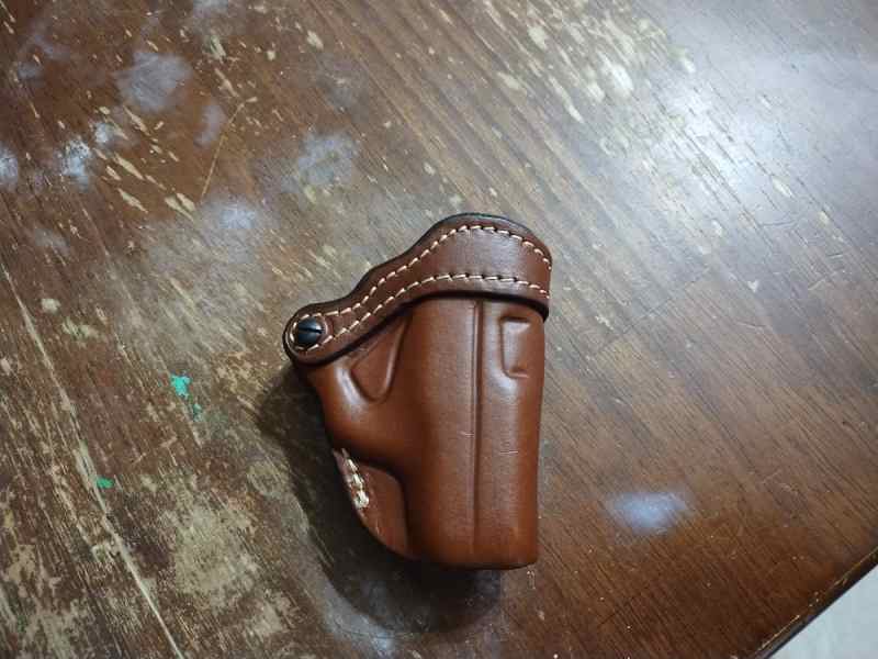 Leather OWB holster Ruger LCP Beretta Browning