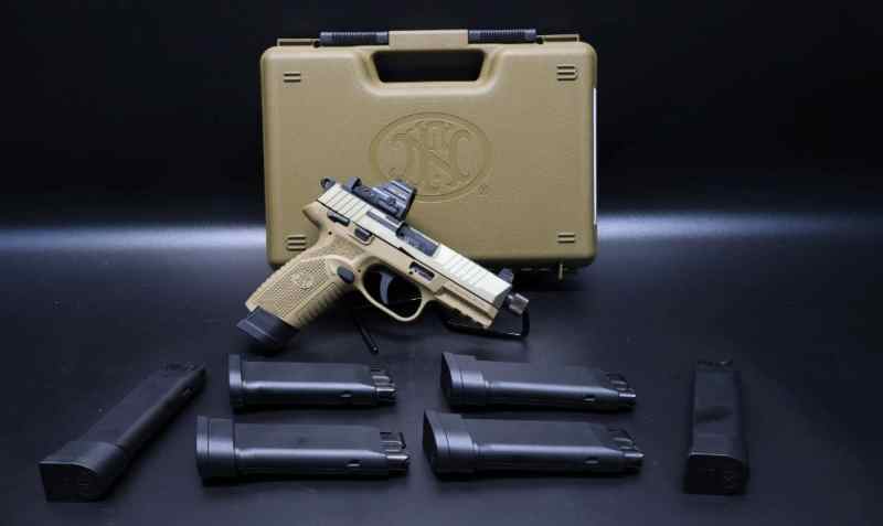 FN 502 Semi-Auto Target Pistol With Holosun 407C O
