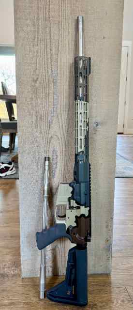 Aero Precision 6.5 Grendel with extra barrel 