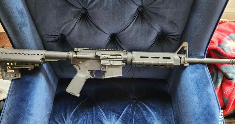 Colt - AR with restricted rollmarks with Hvy barre
