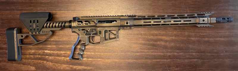 Fully Skeletonized AR-15 - Custom Cerakote - New