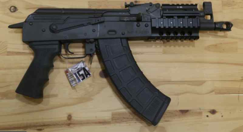 NIB I.O. AK47 Pistol 7.62x39 M214 Nano 7&quot; Barrel