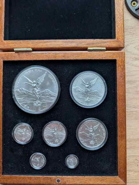 7 coin set of 1997 libertads
