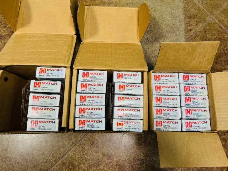 HORNADY 308 MATCH AMMO