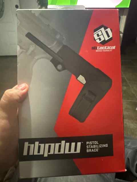 Sb tactical HBPDW pistol brace for trade