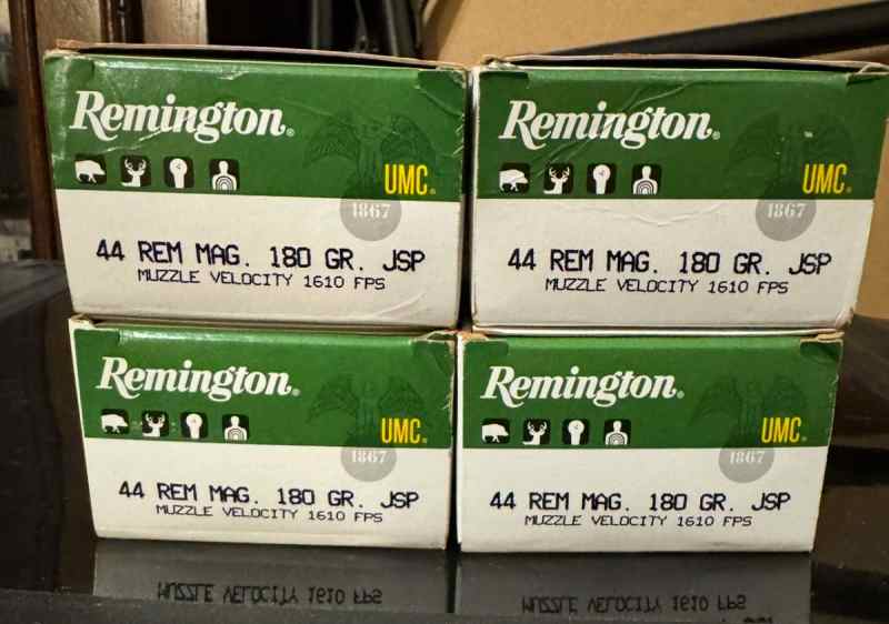 REMINGTON 44MAG 180GR JSP 200 ROUNDS