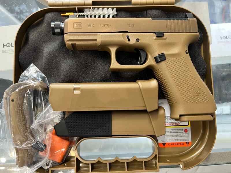 GLOCK 19X MOS Threaded 9MM (WARF ARMS) $699
