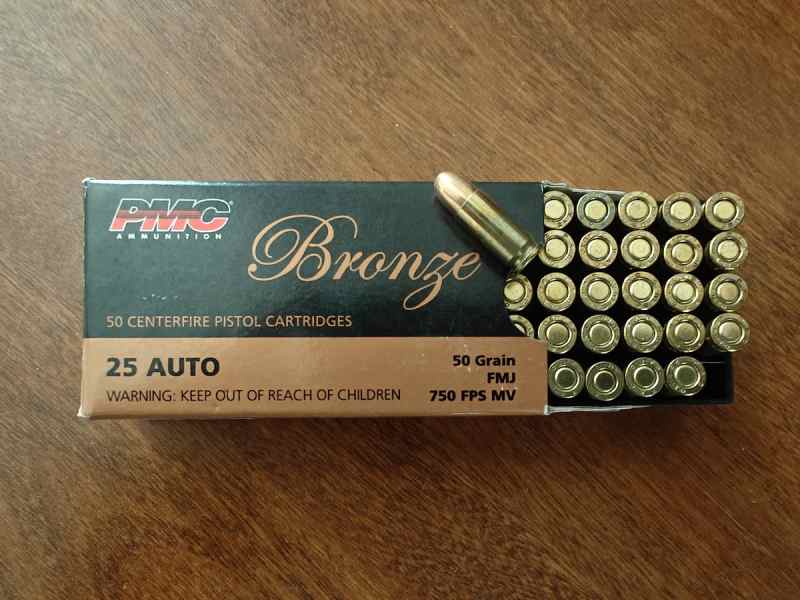 .25 ACP Ammo