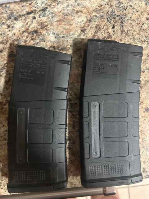 (2) LR25 PMags 308/7.62x51 (used)