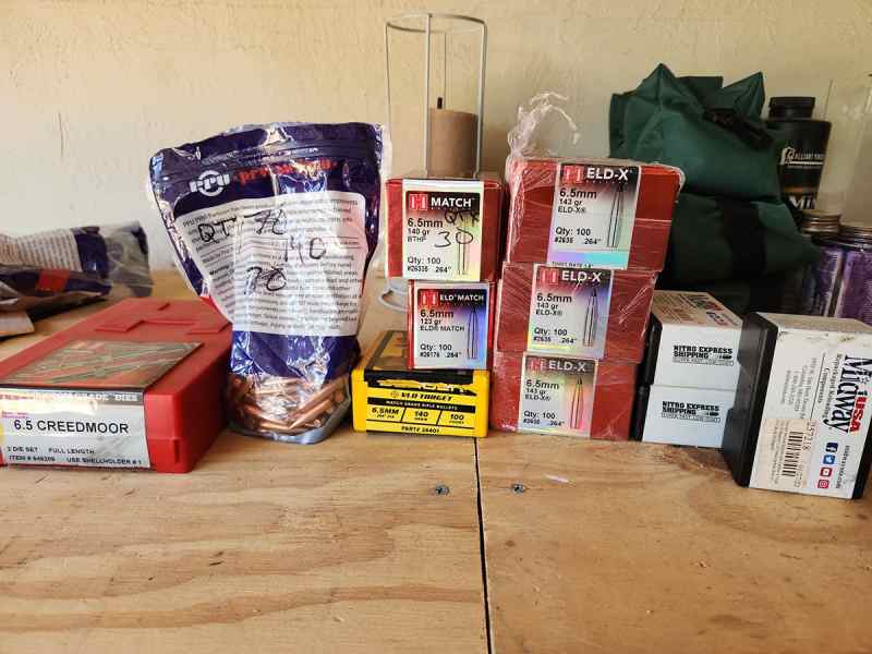 .264/6.5 Creedmoor Bullets and Dies