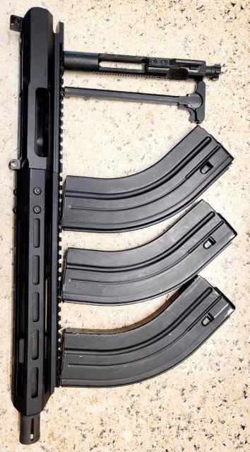 BCA 7.62x39 10.5In Complete Upper W/3 mags-$200