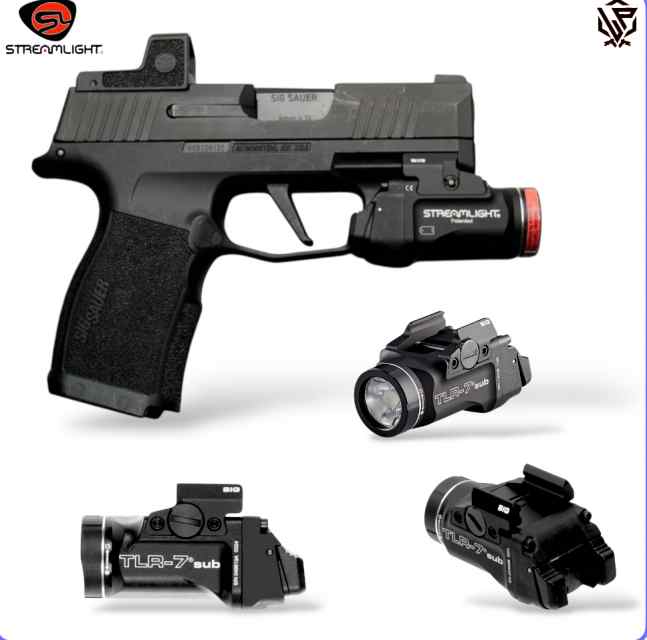 Streamlight TLR-7X Sub USB - 500 Lumens Light for SIG P365 / P365XL Models