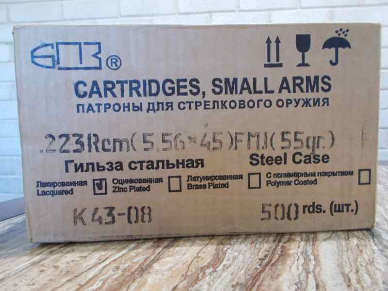 Russian and American 5.56/223 ammo for sale