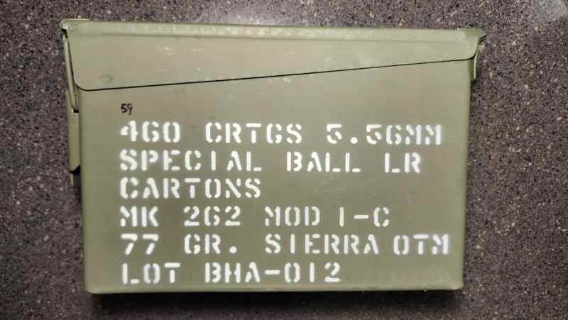 Black Hills Ammunition 5.56 77 Gr. MK 262 