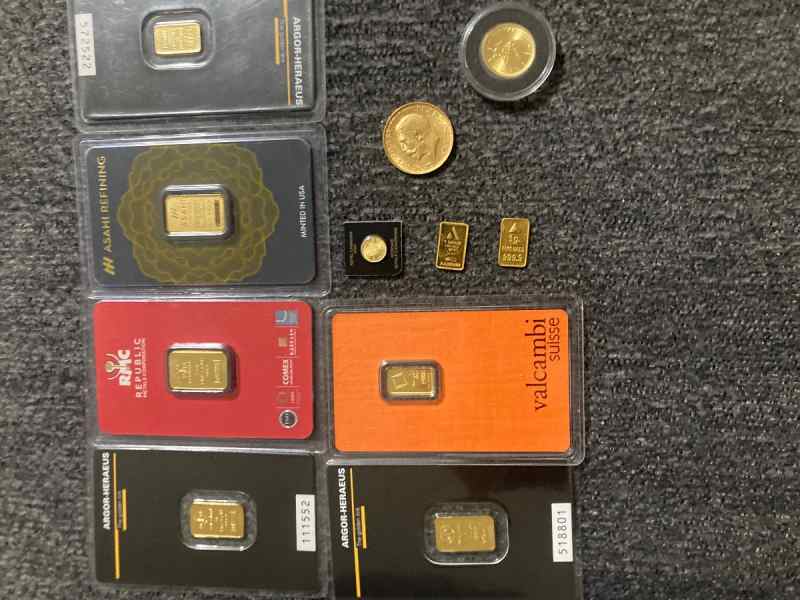 Gold and silver bullion