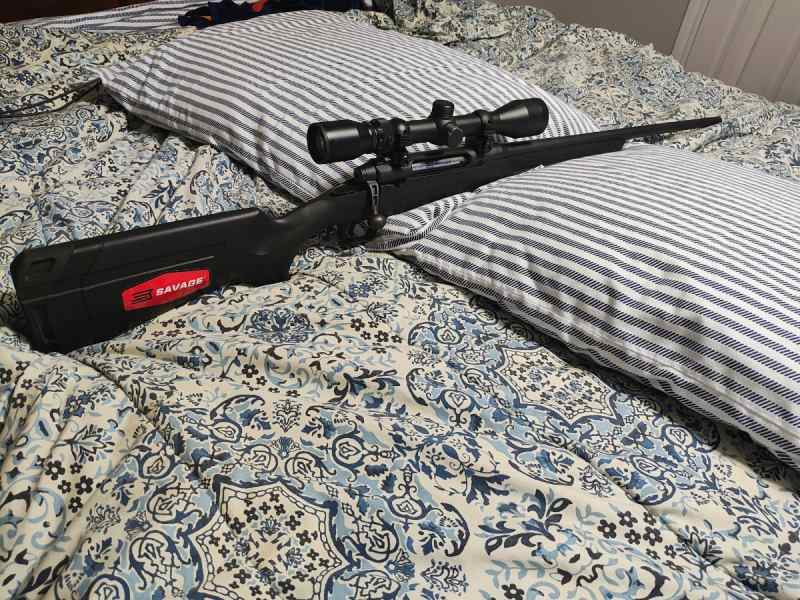 Savage Axis 270 win mag with 3x9 scope 