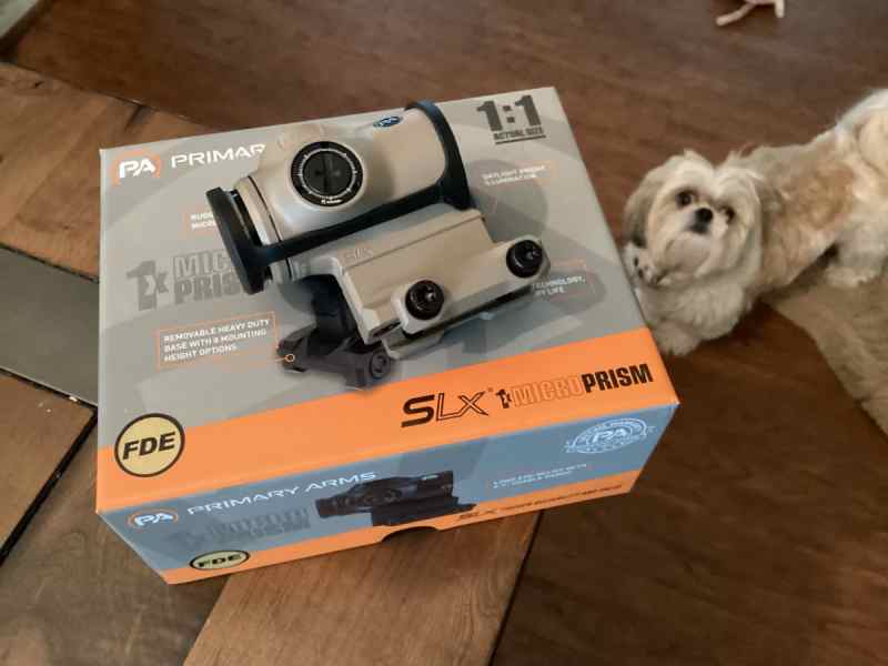 Primary Arms SLx1 Microprism FDE Green Reticle