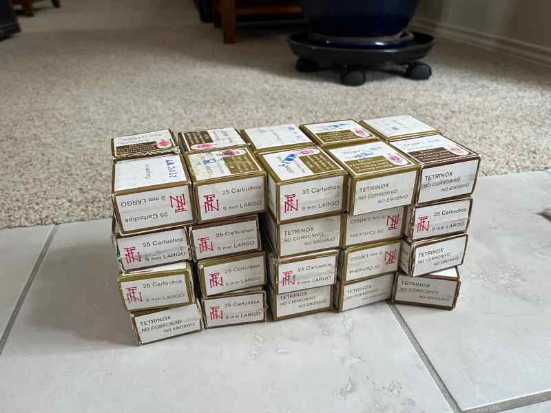 9mm LARGO 9x23 non CORR Spanish brass case