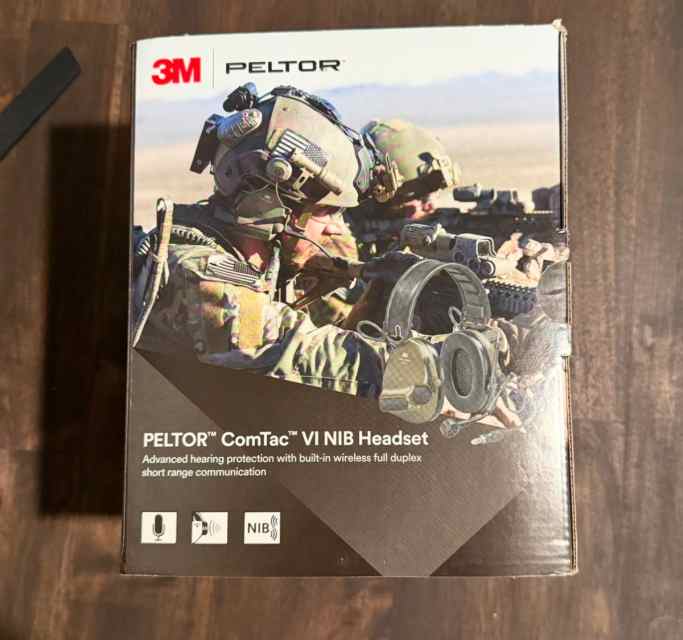 Peltor ComTac VI NIB Headset 