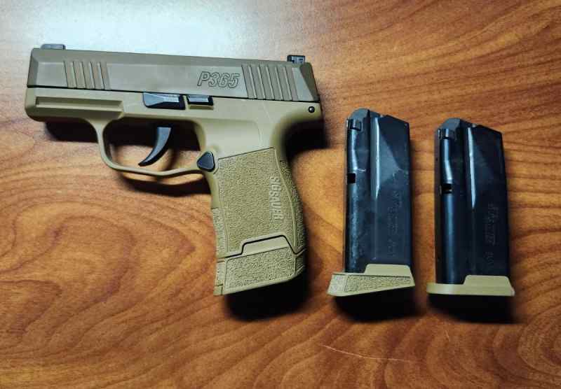 Sig Sauer P365 desert tan