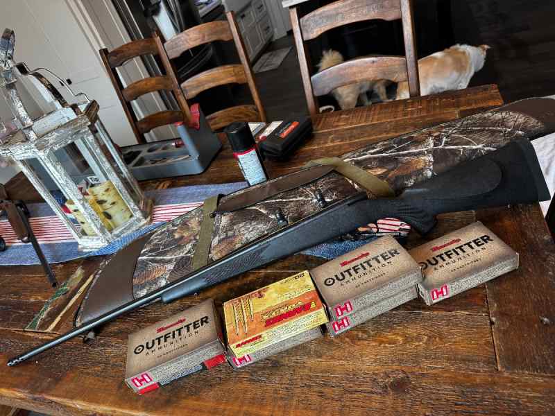 Weatherby Mark V  .338 Win Mag with lots of ammo