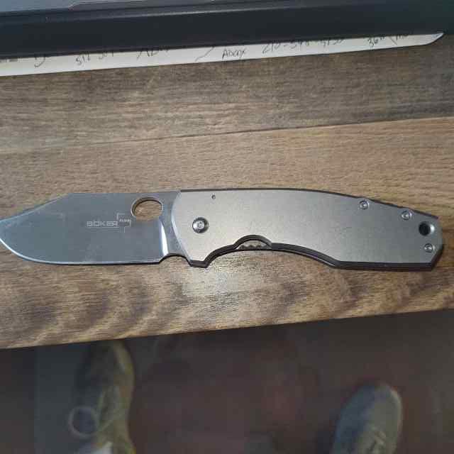 Boker Plus Vox F3 Titanium Framelock Knife (Satin)