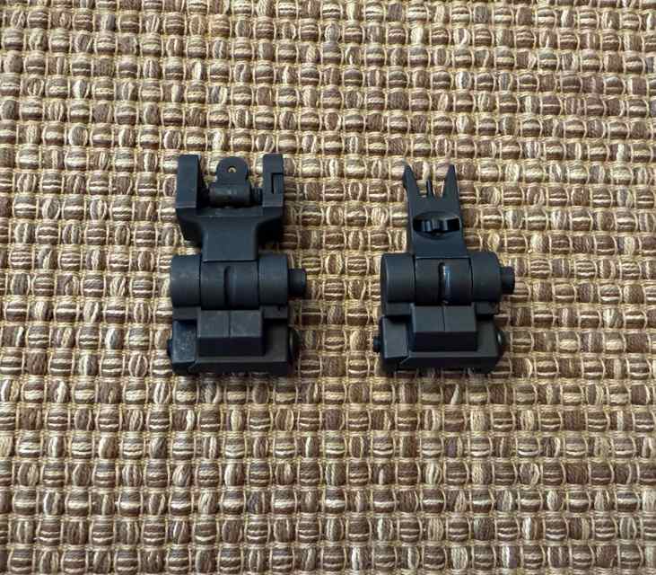 Sig Sauer MPX / MCX pop up iron sights