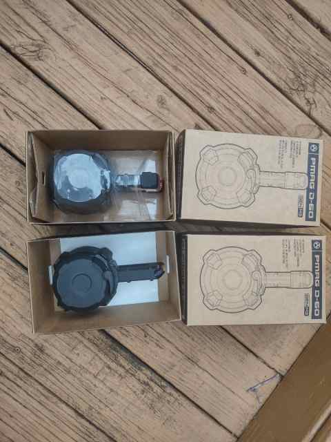 Unfired Magpul D60 Drum Mags 