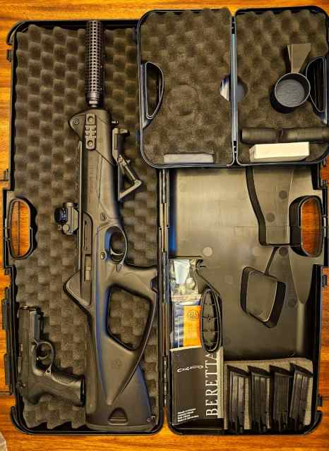 Beretta CX4 carbine and PX4 FS 9mm set