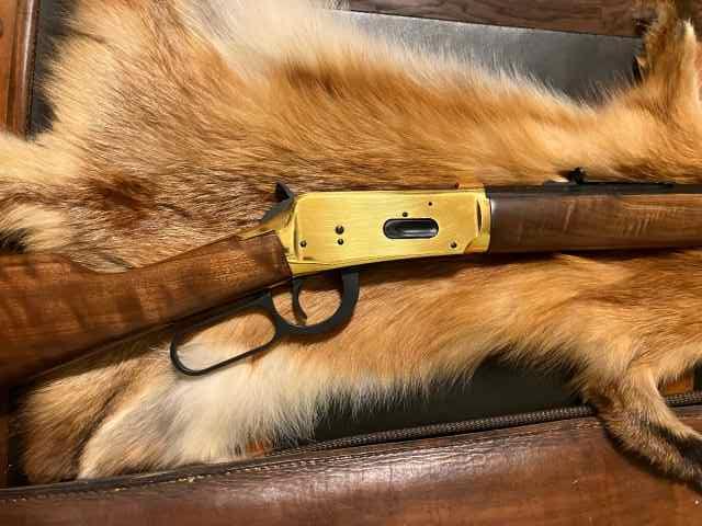 WINCHESTER MODEL 66 CENTENNIAL GOLD PLATED 