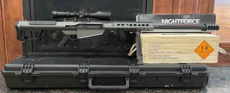 Barrett  M107A1 50 BMG 29&quot; 10+1 Tungsten Gray