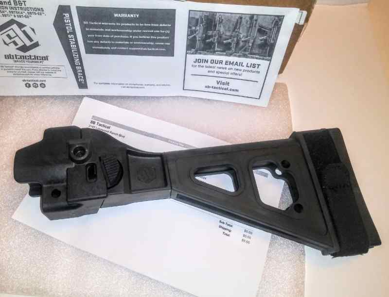 SB Tactical SBT5A Folding Brace for MP5