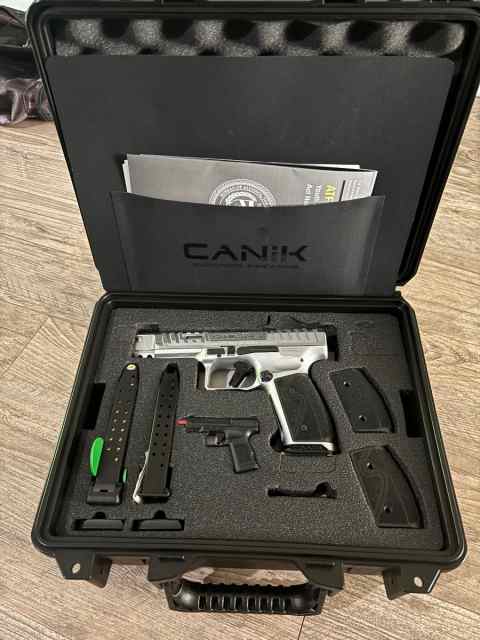 Canik SFx Rival-S Chrome 9mm 5in Barrel (2)18+1 Op