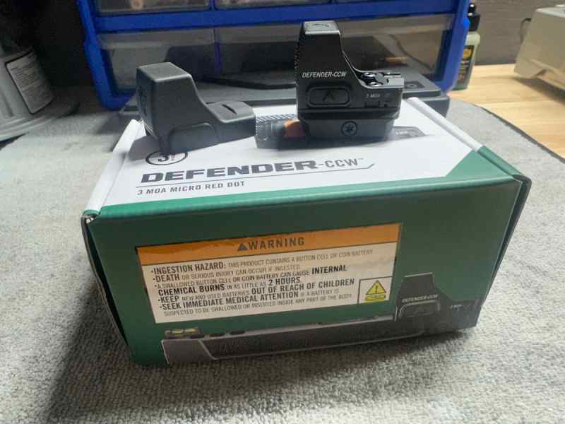 Vortex defender ccw red dot