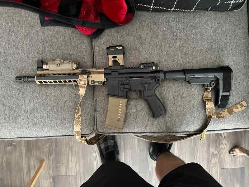 Sig Sauer M400 11.5 Upper W/ BCG and Geiselle CH