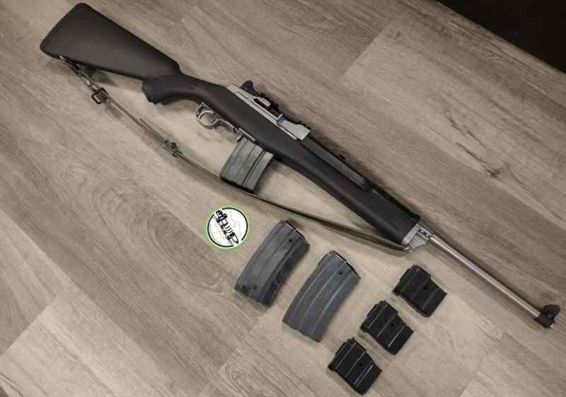 2014 Ruger Mini-14 Rifle, 5.56 20RD, Xtra Mags