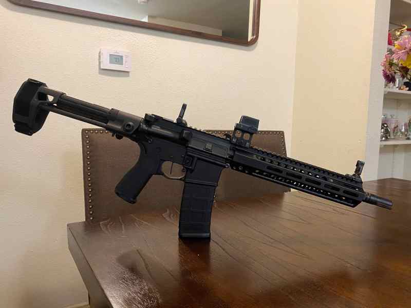 11.5” AR-Pistol with Super Safety