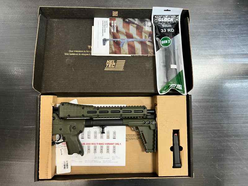 KEL-TEC SUB 2000 GEN3 9MM (WARF ARMS) $349