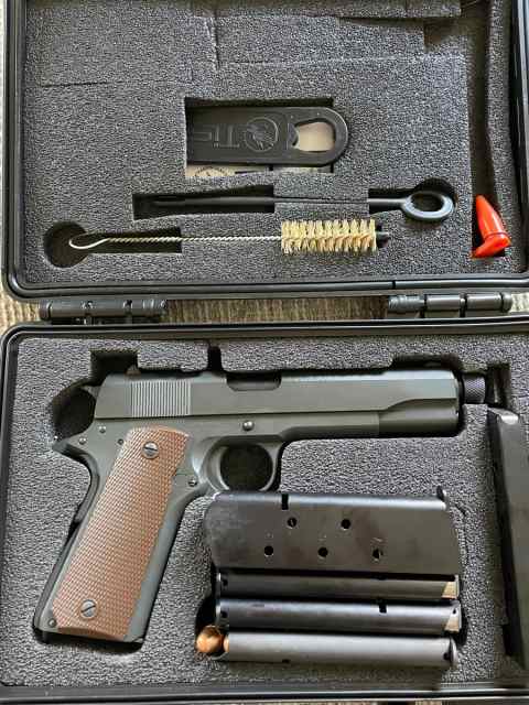 Suppressor ready 1911 - Parkerized a1 GI clone - 