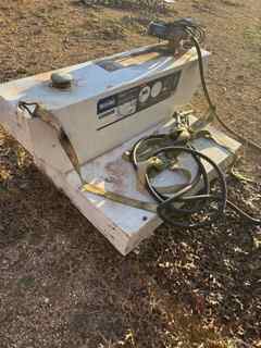 100 gal diesel L tank with 15gpm pump