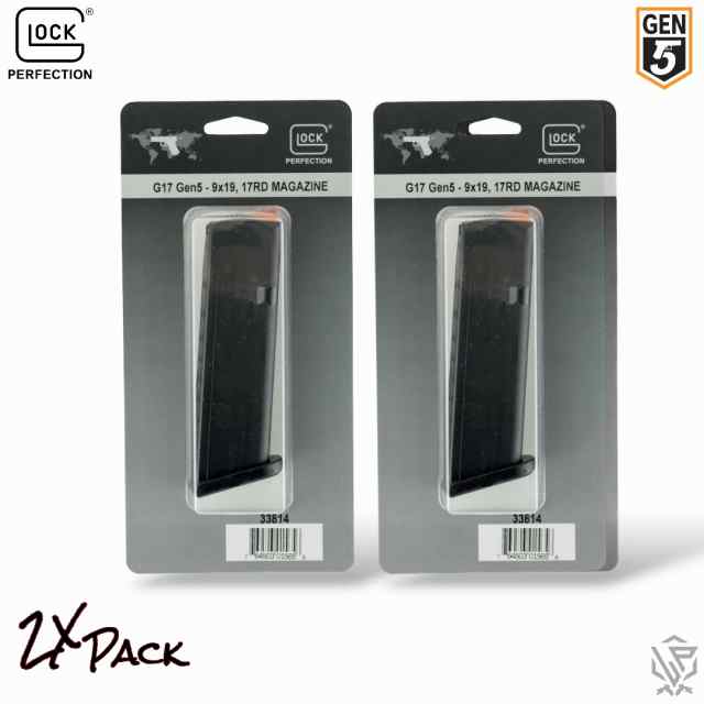 Factory OEM Glock 17 Gen 3 9mm 17Rd Magazines 